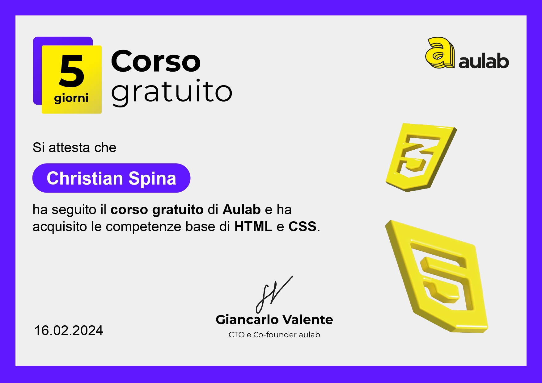 attestato